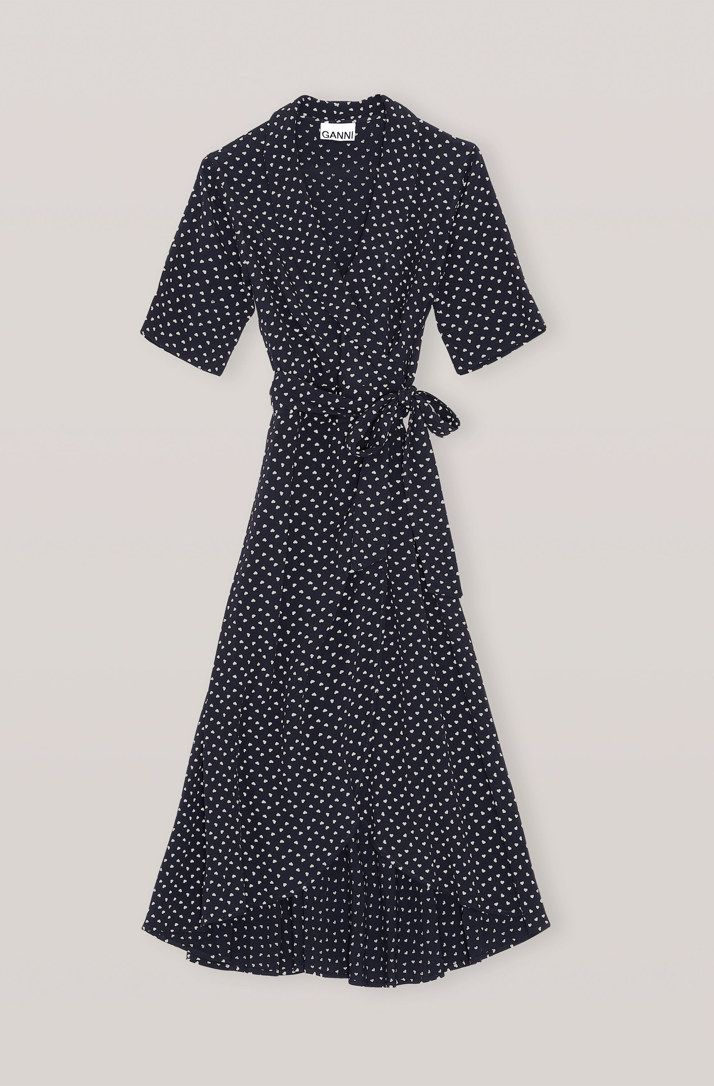 ganni dress wrap