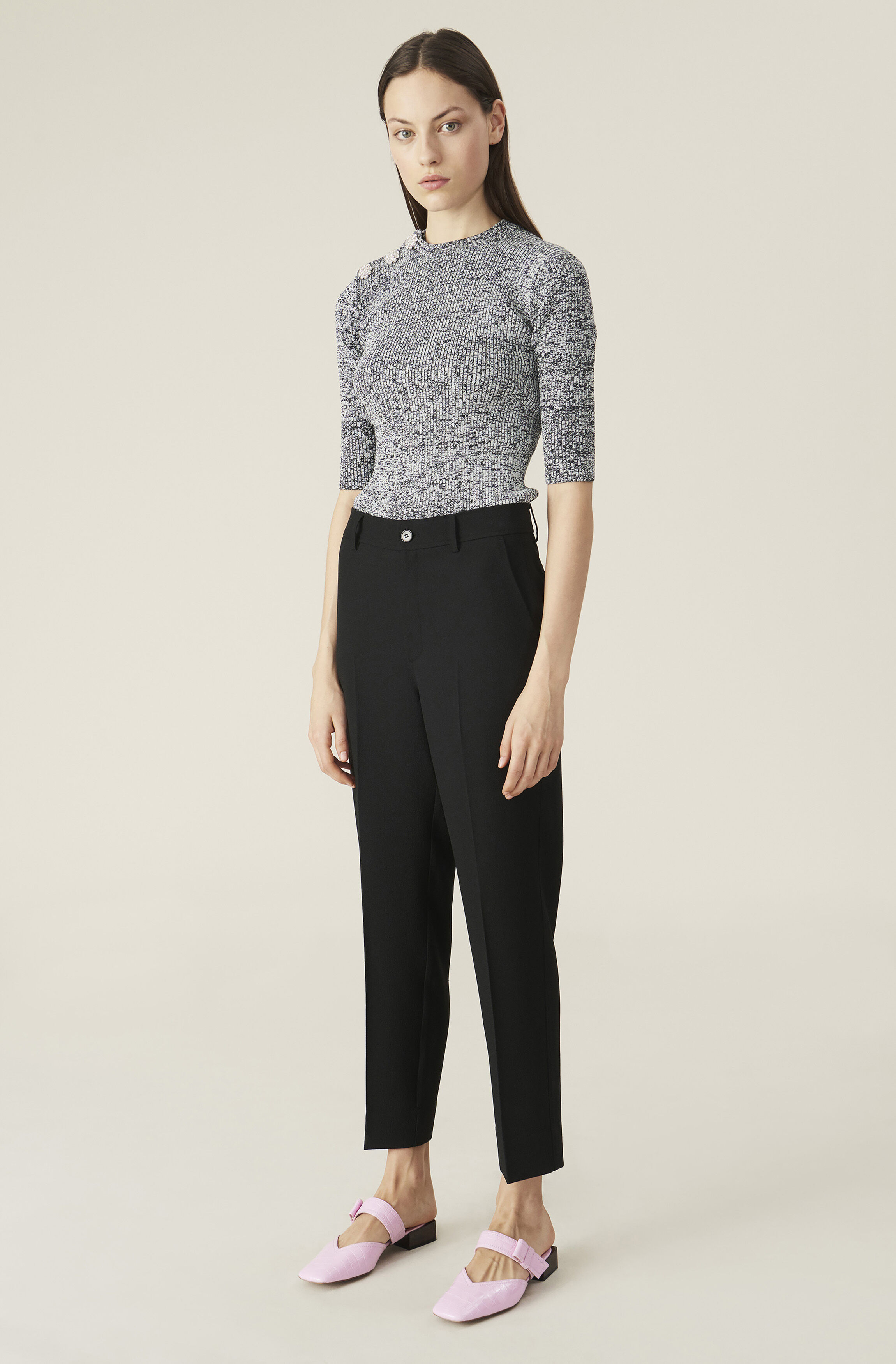 Ganni trousers sale clearance