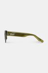 Halve cat-eye-solbriller, Biodegradable Acetate, in colour Green Bay - 2 - GANNI