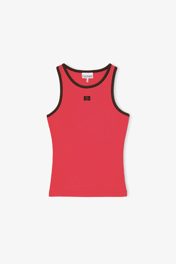 Tank Top in Red, High Risk Red