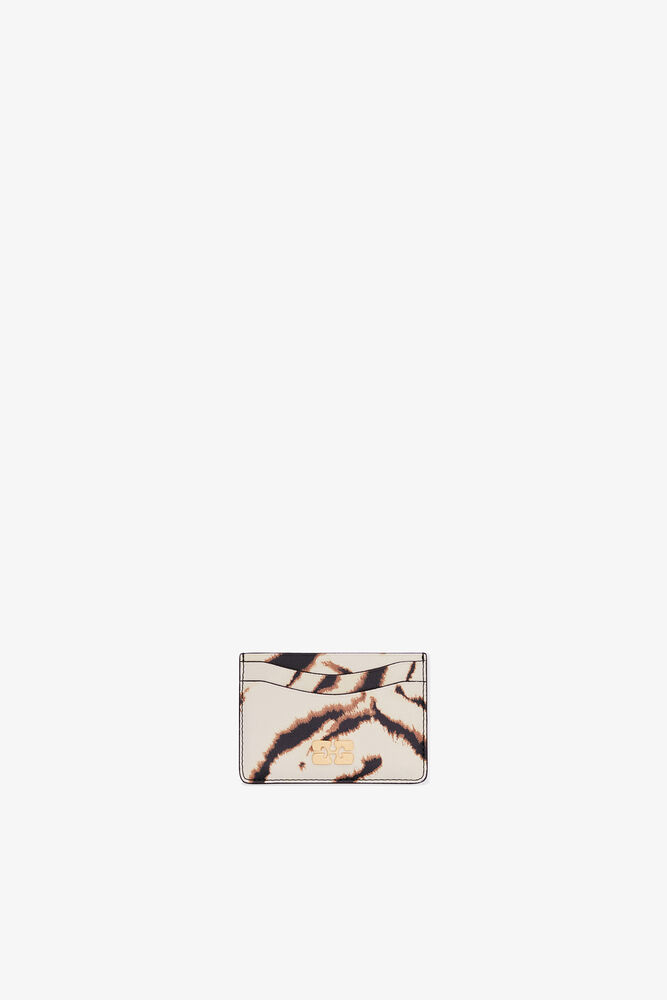 Bou Card Holder in Zebra, Egret