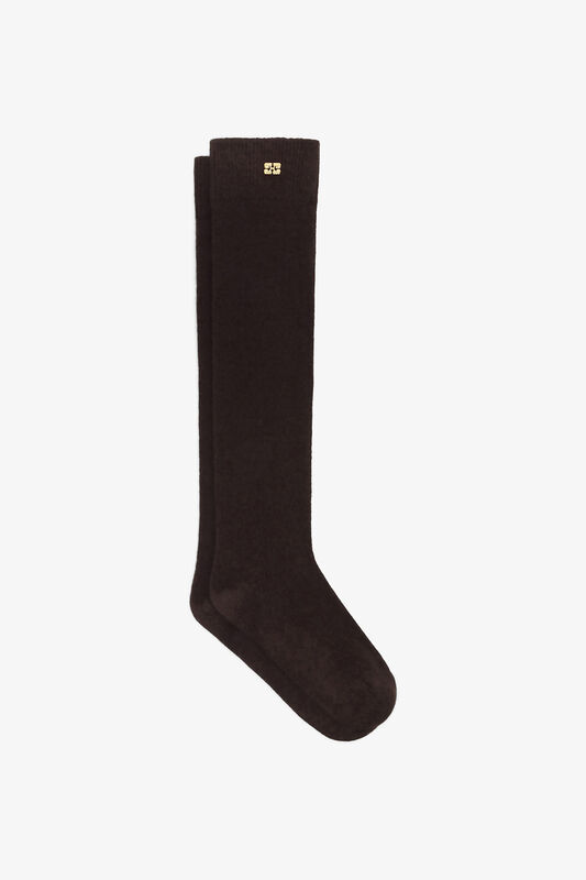 Wool Mix High Socks