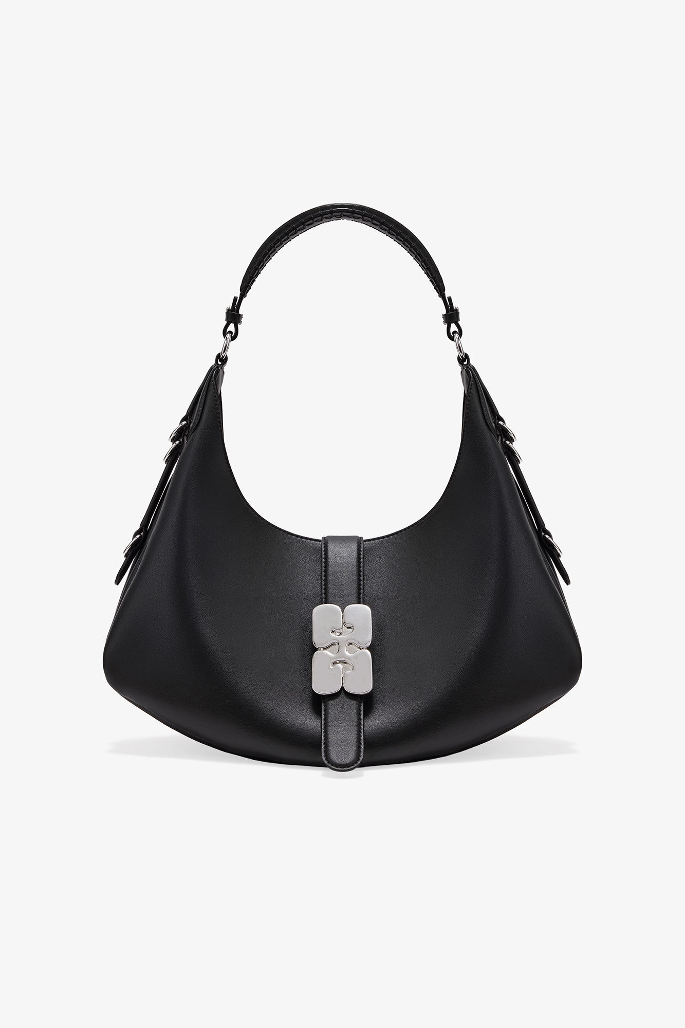 Black Small Kat Bag, Polyester, in colour Black - 1 - GANNI