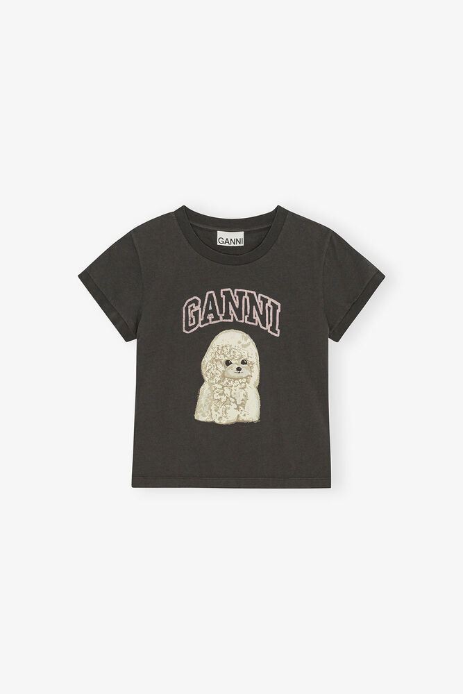 Black Poodle Baby Fit T-shirt, Phantom
