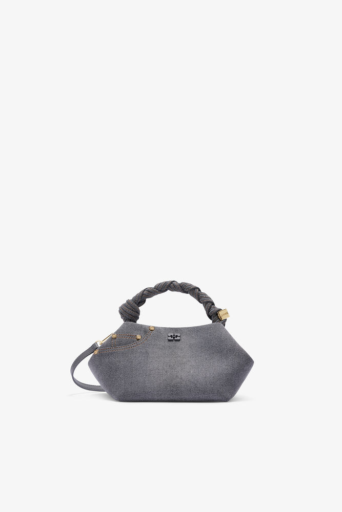 Washed Grey Small Bou Bag, Lava Smoke