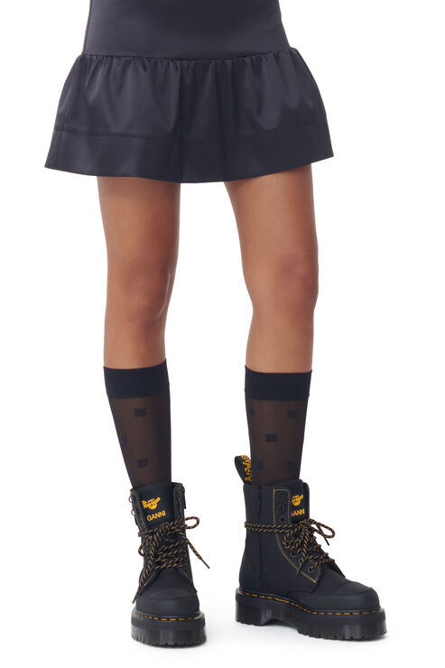 Ganni X Dr. Martens Jadon Boots In Black | ModeSens