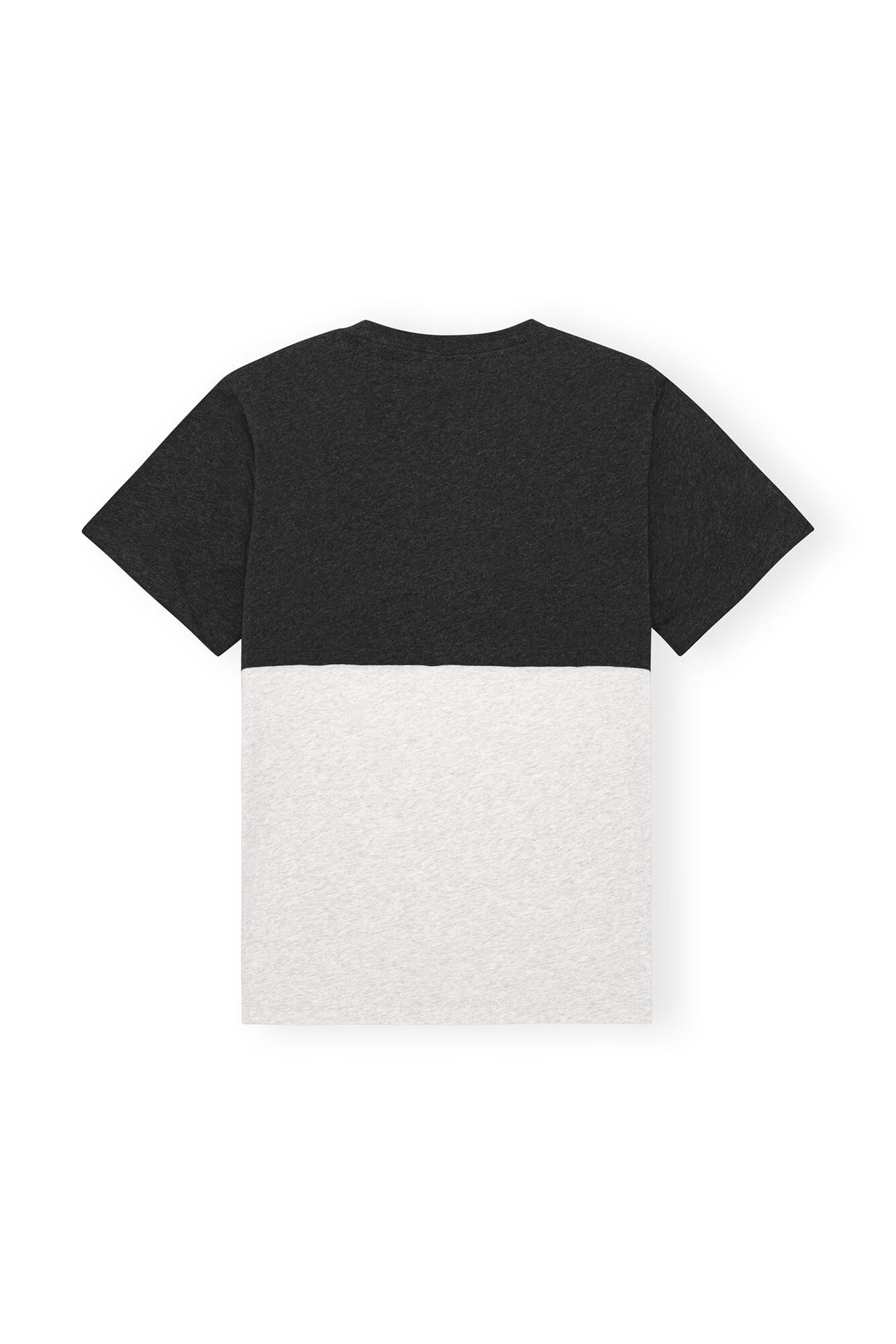 Re-cut Jersey T-shirt, Cotton, in colour Phantom - 2 - GANNI