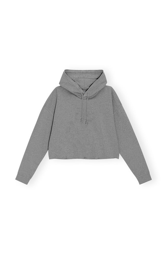 Lilac Isoli Cropped Oversized Hoodie, Misty Lilac