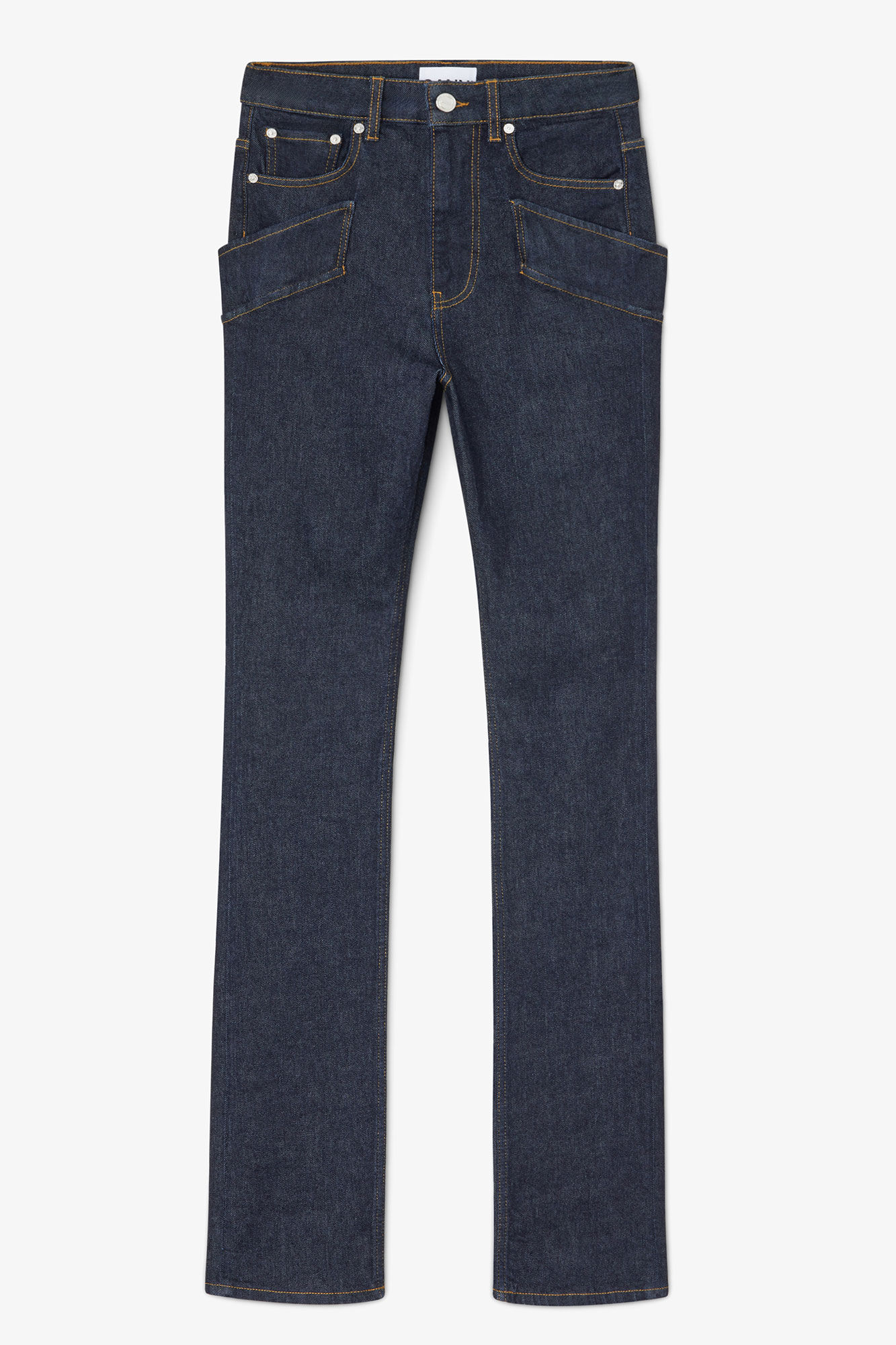 Slim Skinny Jeans in Stretch Denim, Organic Cotton, in colour Rinse - 1 - GANNI
