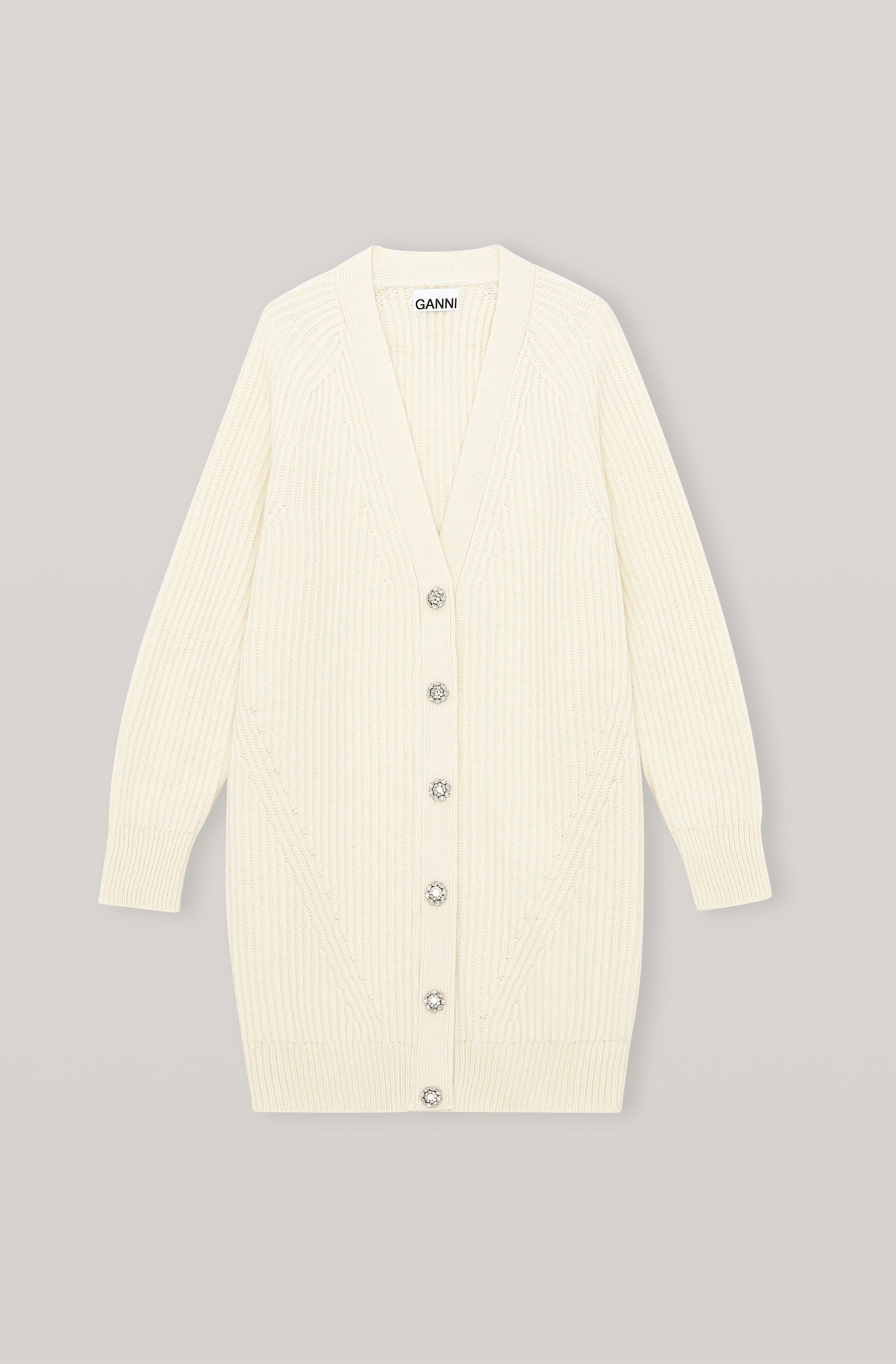 Ganni white sweater Clearance