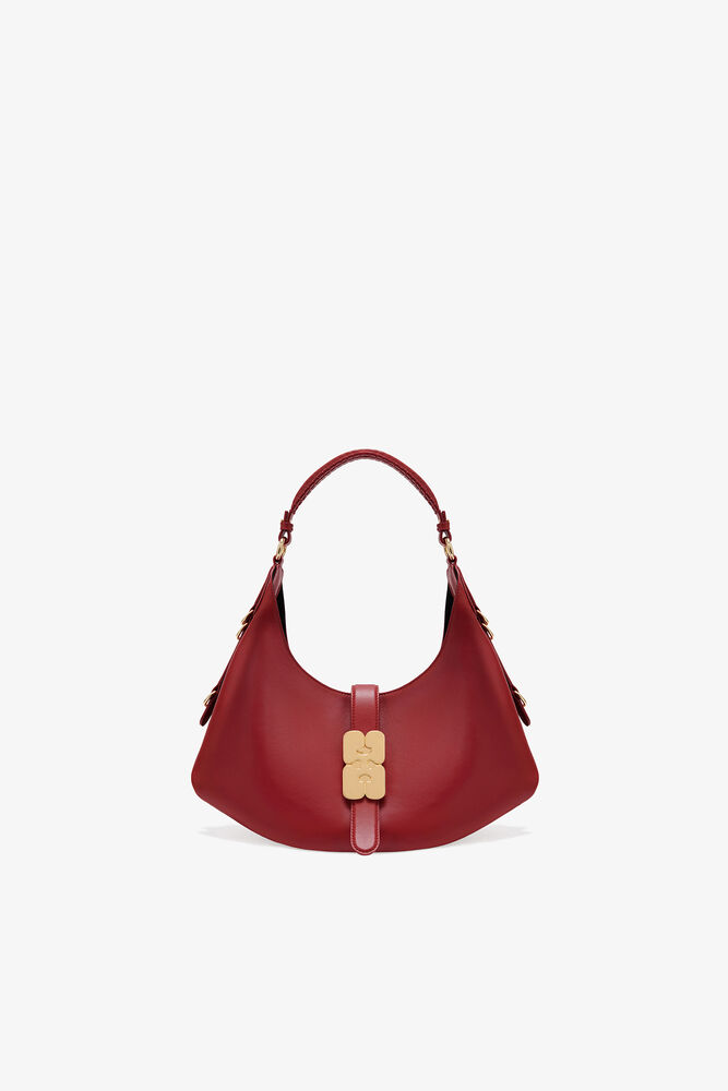 Red Small Kat Bag, Red Dahlia