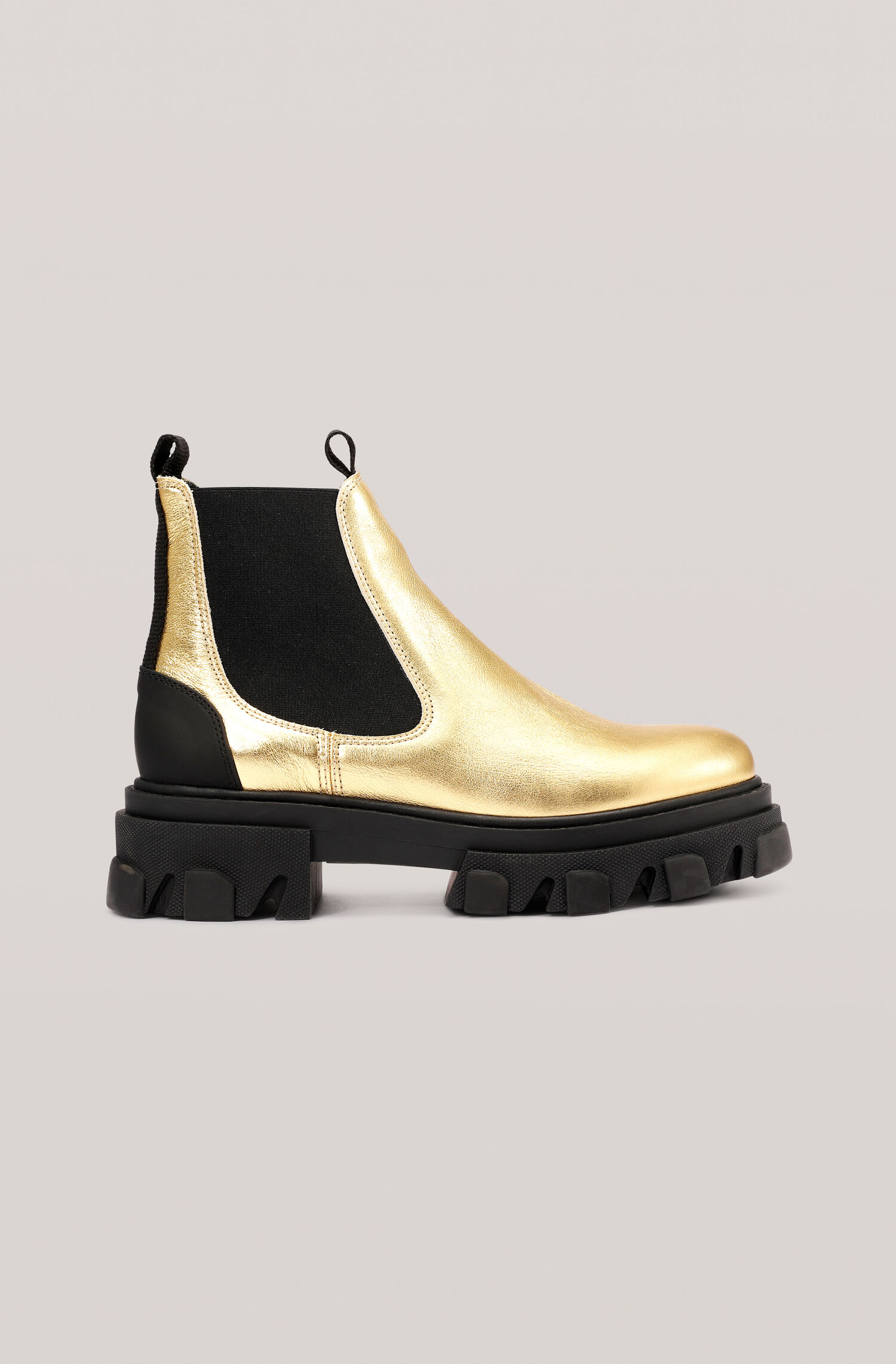 Ganni Us Metallic Leather Low Chelsea Boot 445 00 Usd Shop Your New Metallic Leather Low Chelsea Boot At Ganni Com