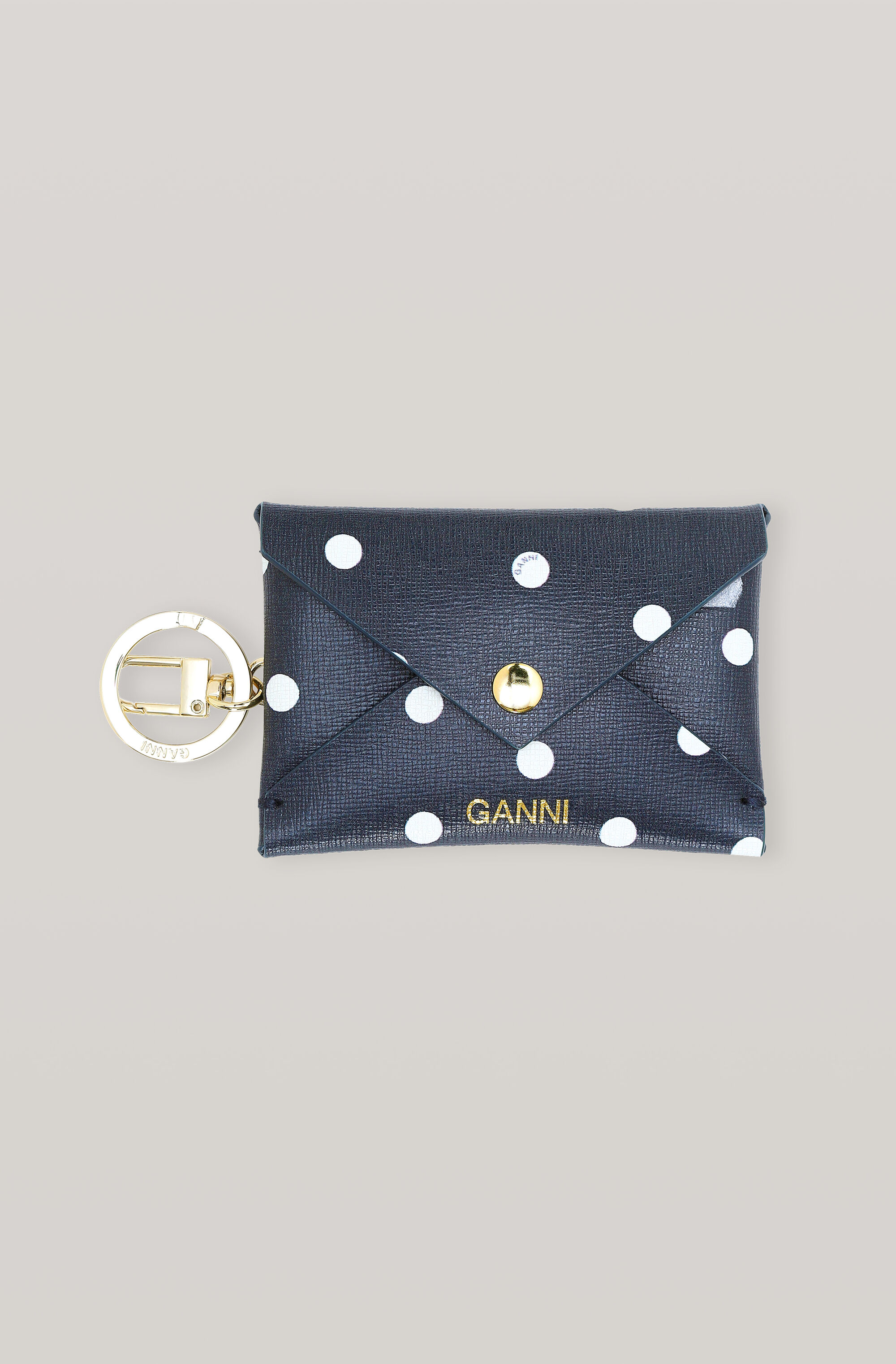 Download Leather Printed Envelop Keychain Ganni Us Us