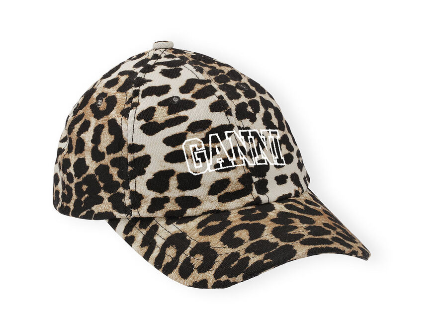 Leopard Embroidered Logo Cap