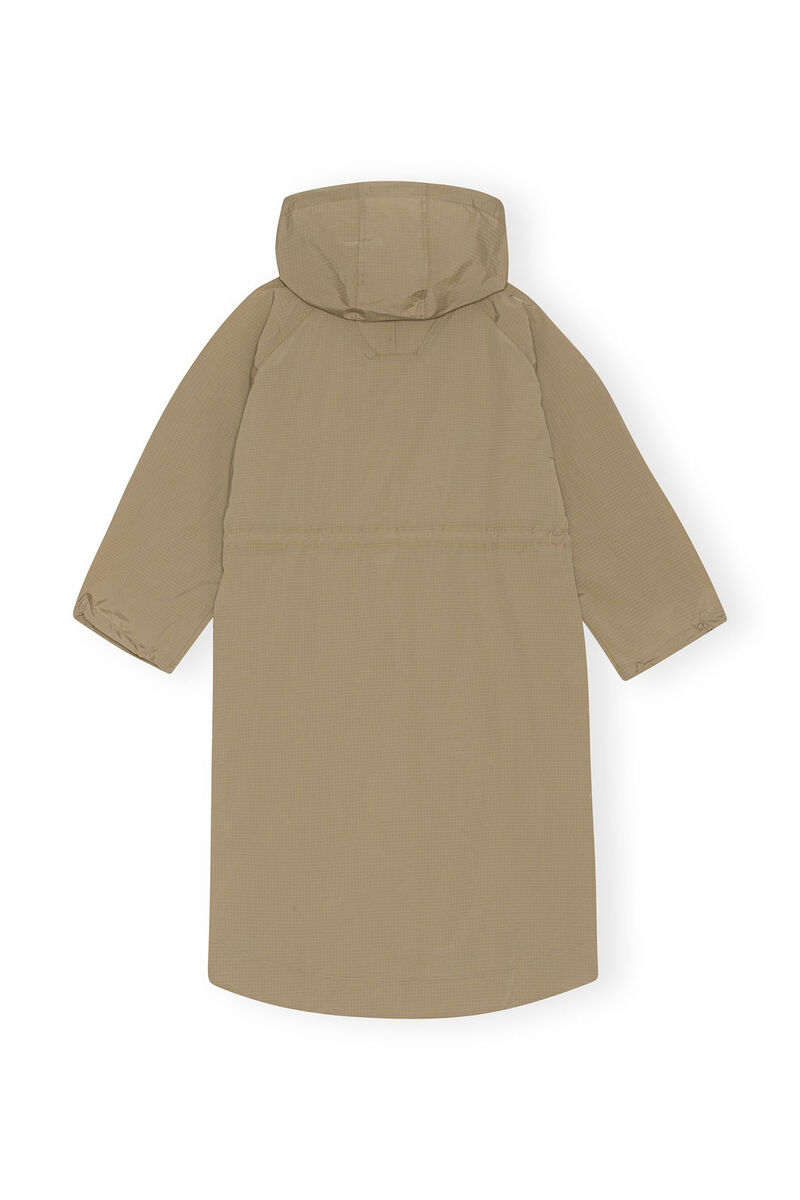 Parka Coat, in colour Petrified Oak - 2 - GANNI
