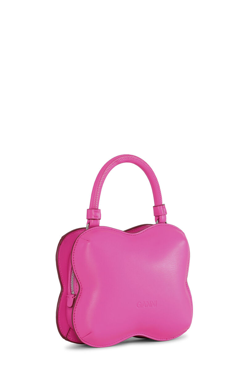Ganni Women's 'Butterfly' Shoulder Bag - Pink - Shoulder Bags