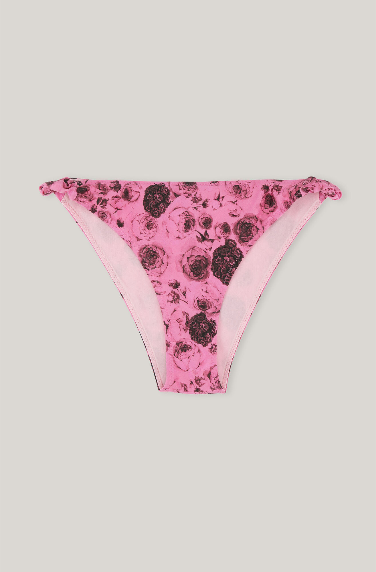 Bikini Bottom, Elastane, in colour Shocking Pink - 1 - GANNI