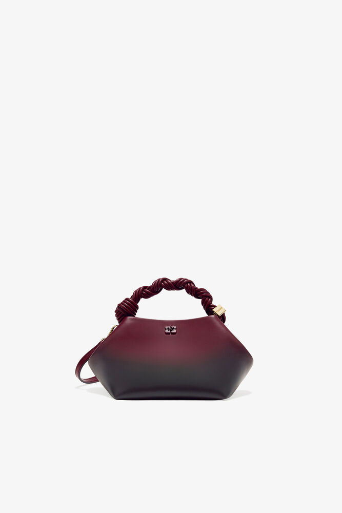 Red Gradient Small Bou Bag, Tawny Port