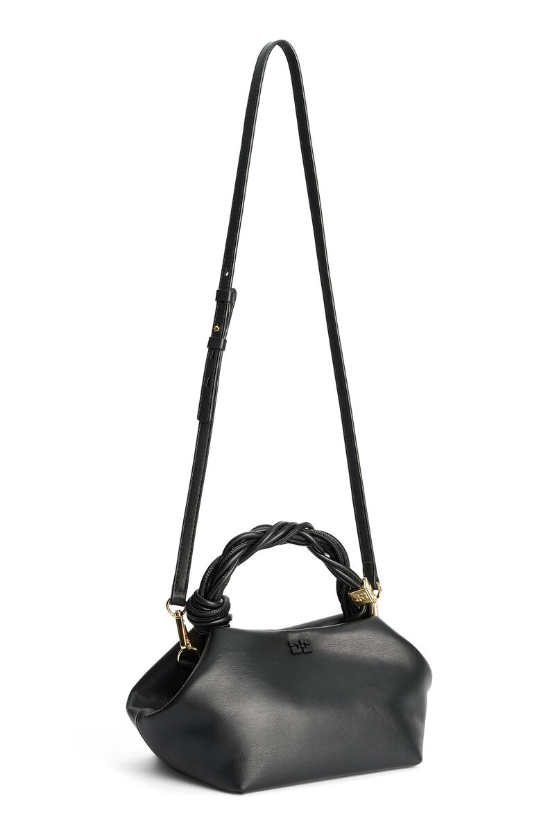 Black Small GANNI Bou Bag, Polyester, in colour Black - 7 - GANNI