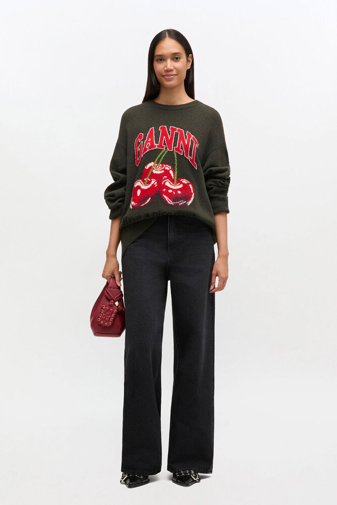 Oversized Graphic Jumper, Kalamata