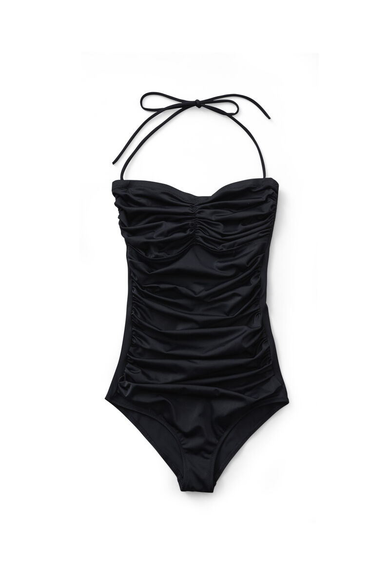 Ellis Swimsuit, in colour Black - 1 - GANNI