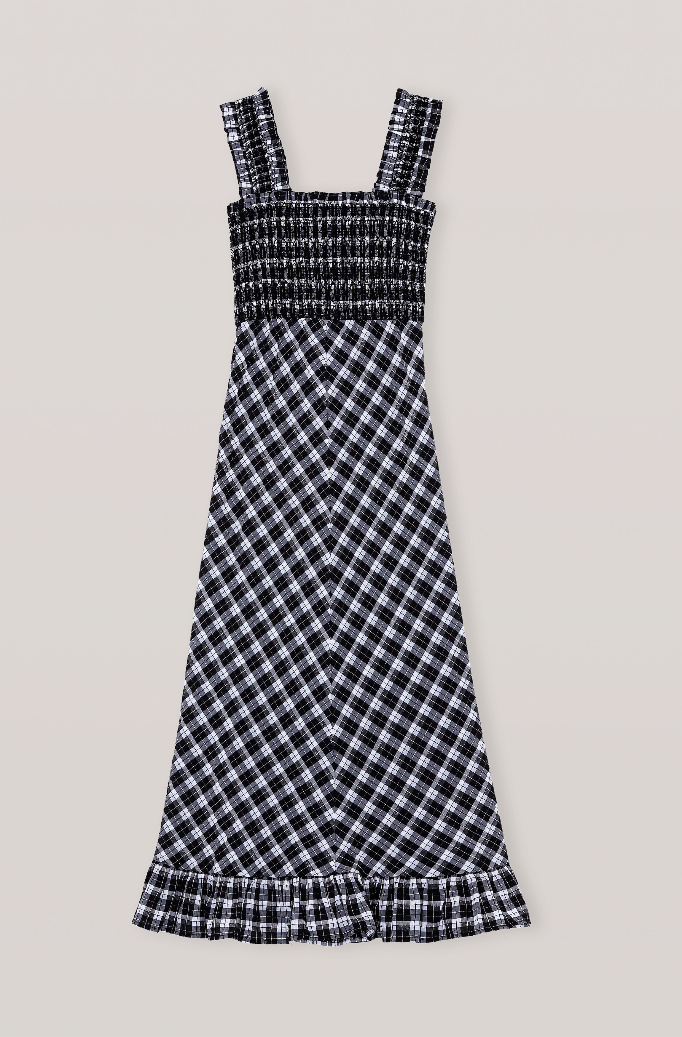 one piece dress black and white