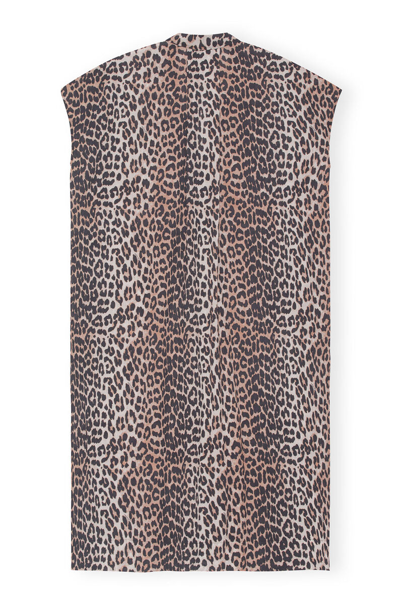 Strand-Kaftan, Cotton, in colour Leopard - 2 - GANNI
