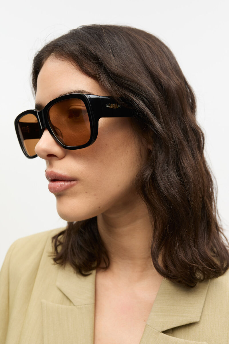 GANNI x Ace & Tate Antonio Sunglasses, Acetate, in colour Black - 2 - GANNI