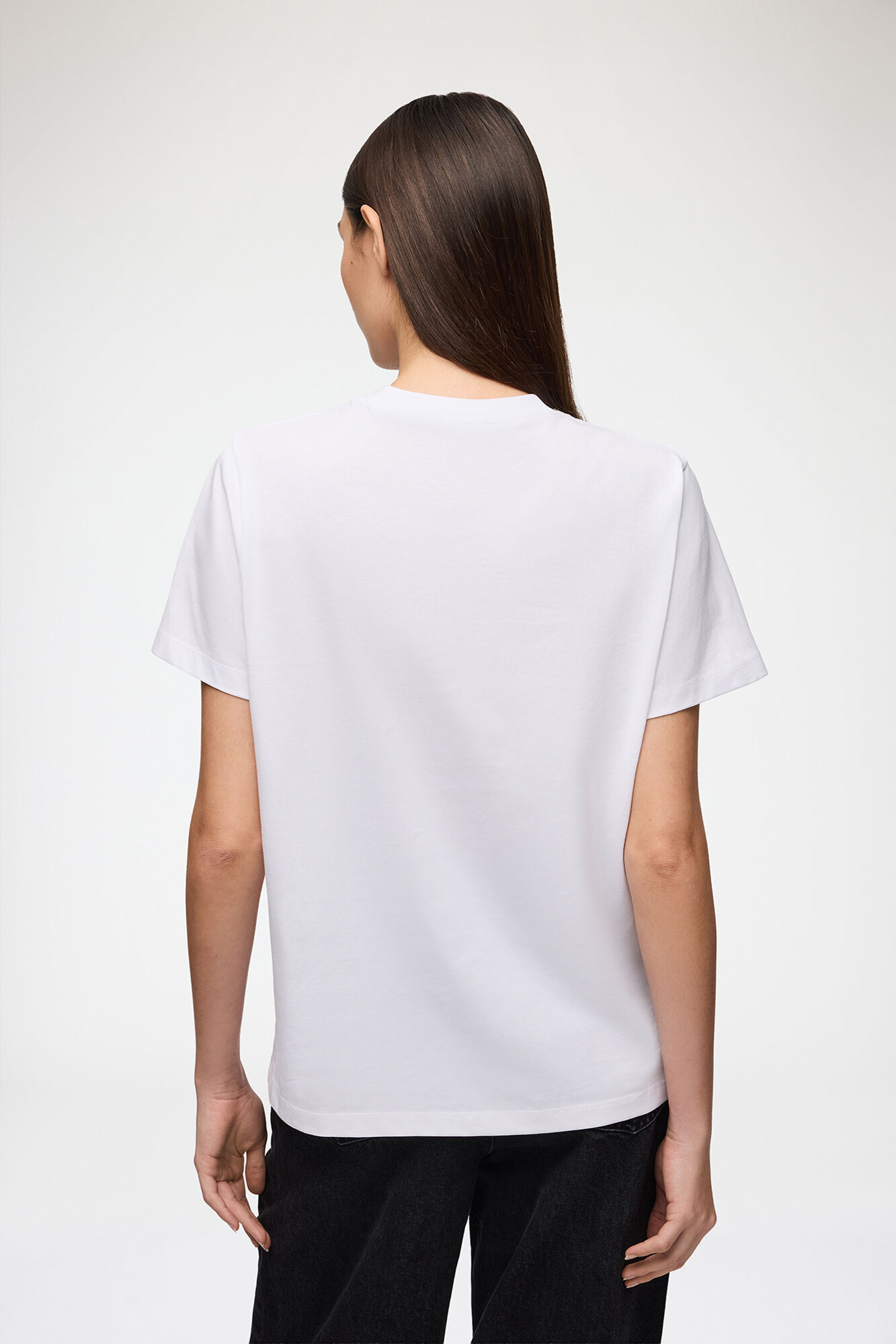White Basic Jersey Leopard Relaxed T-shirt | GANNI US