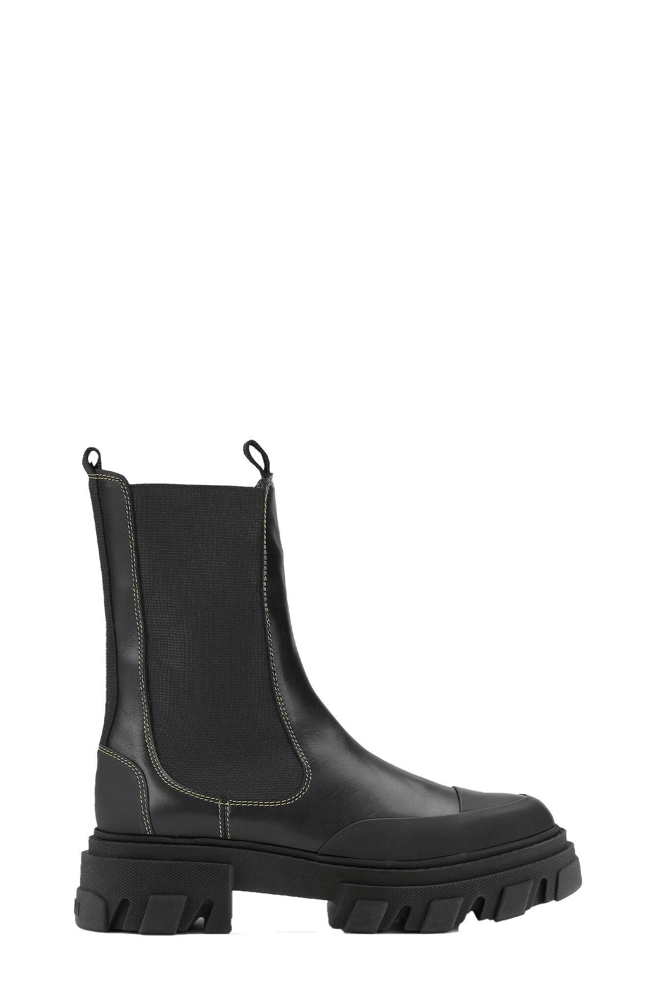 Black Mid Chelsea Boots | GANNI US