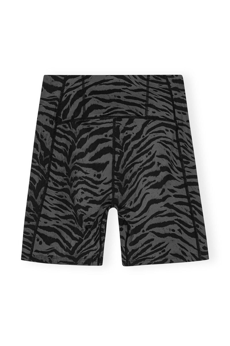 Active Ultra High Waist Shorts, Recycled Nylon, in colour Phantom - 2 - GANNI