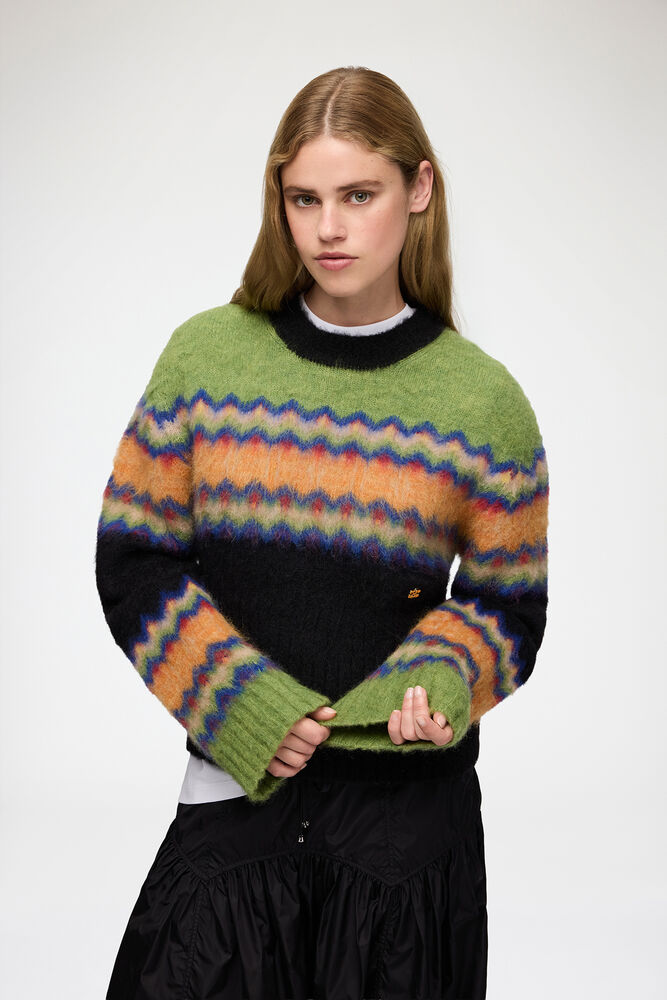 Quick buy Jumper in Fairisle Alpaca