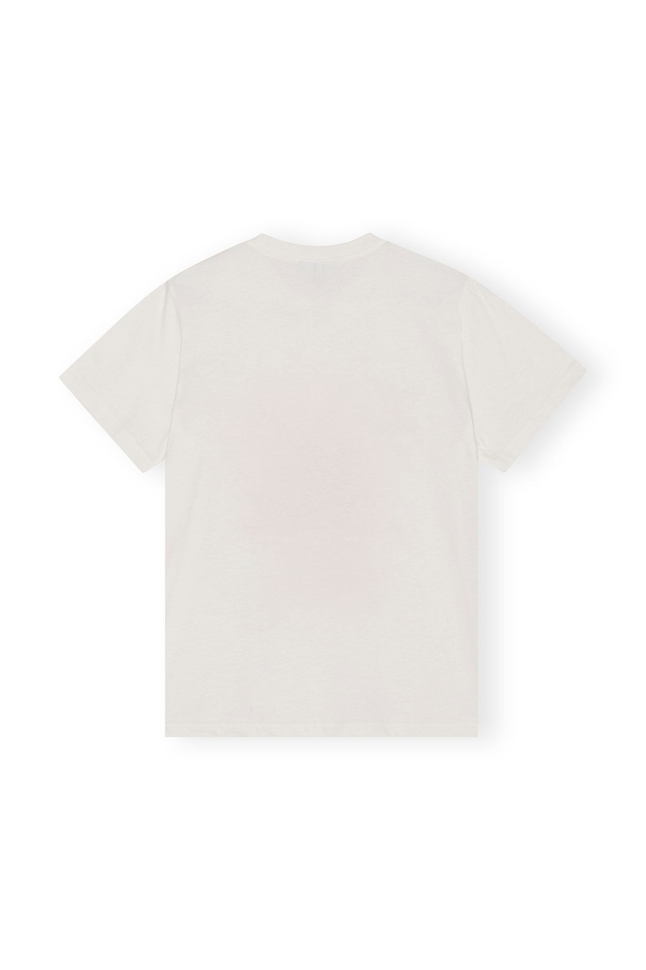 Strawberry Relaxed T-shirt, Cotton, in colour Egret - 2 - GANNI