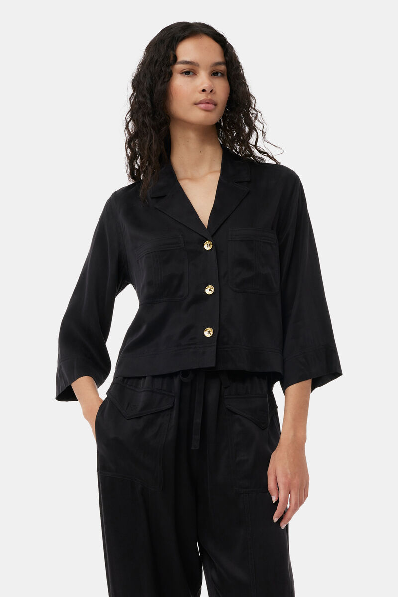 Kaloni-M Shirt - Cremé Black Stripe main image 0