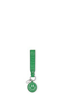 Banner Handle nyckelring, Leather, in colour Kelly Green - 1 - GANNI