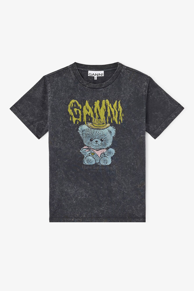 Vintage Wash T-shirt, Black Washed