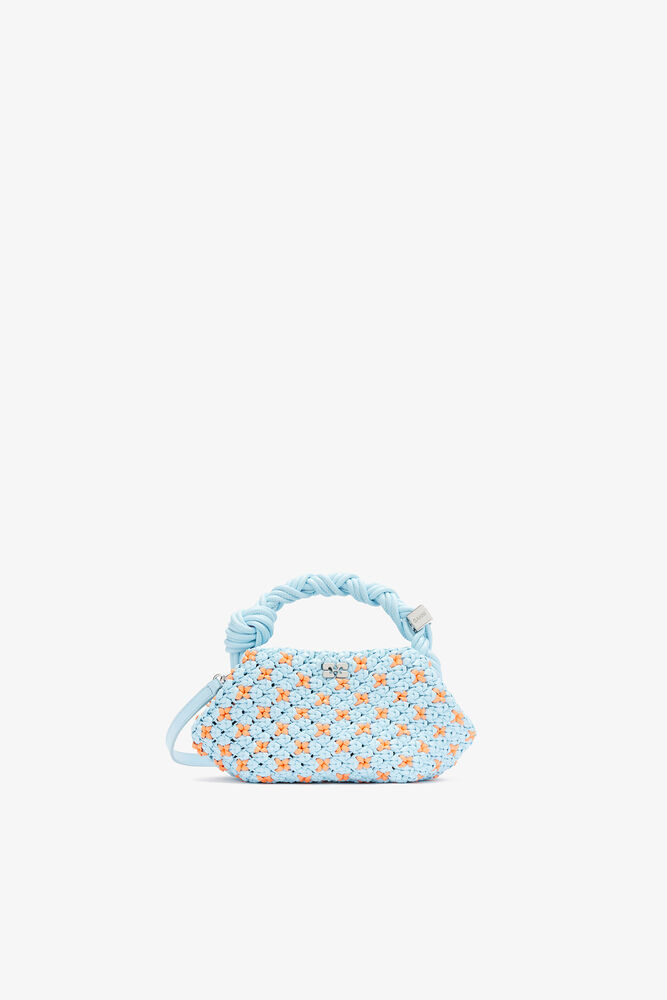 Mini Bou Bag in Braided Blue, Summer Song