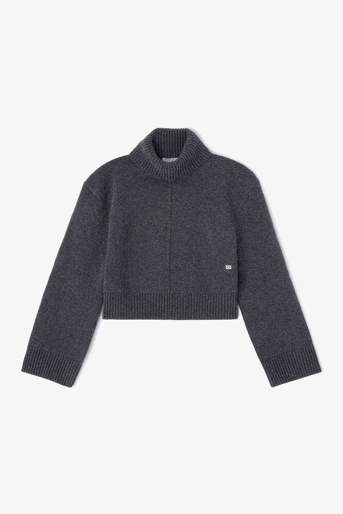 Wool Turtleneck Jumper, Phantom