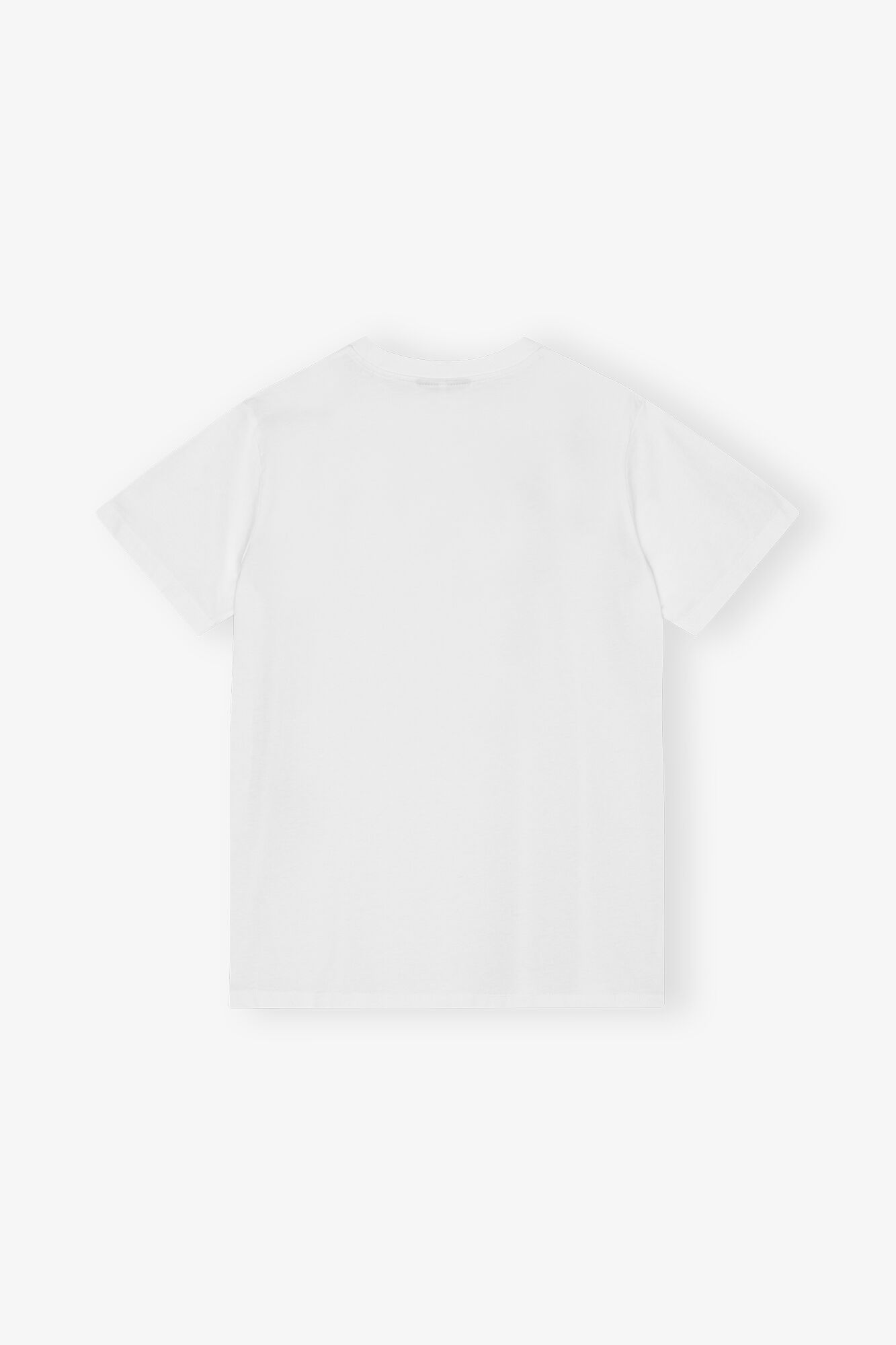 Basic Jersey Love Cats Relaxed T-shirt, Cotton, in colour Bright White - 2 - GANNI