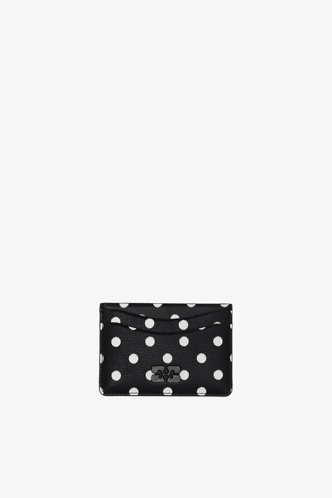 Bou Card Holder with Dots, Black