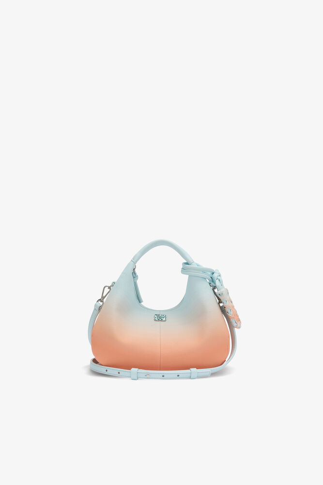 Mini Hobo Bag in Gradient Blue, Country Air