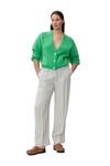 Suit Trousers, LENZING™ ECOVERO™, in colour Phantom Stripe - 3 - GANNI