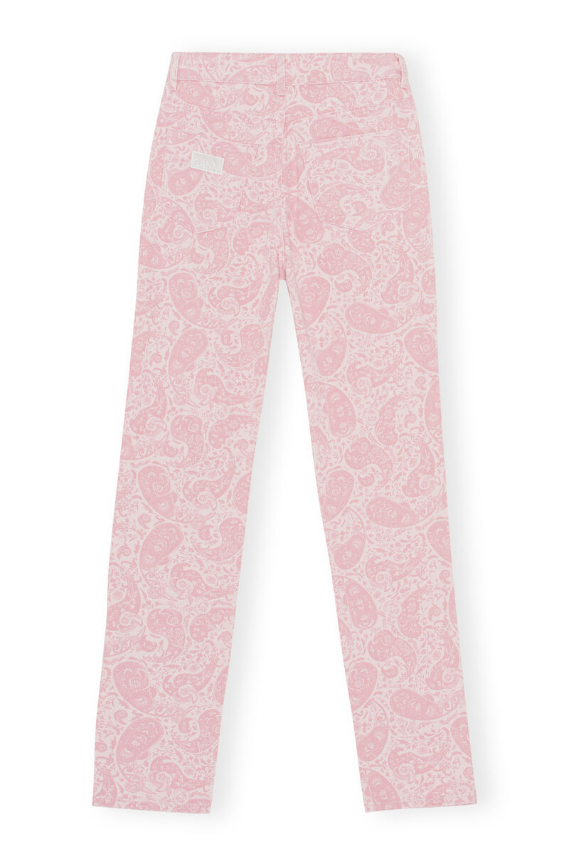 Swigy Jeans , Cotton, in colour Paisley Shrinking Violet - 2 - GANNI