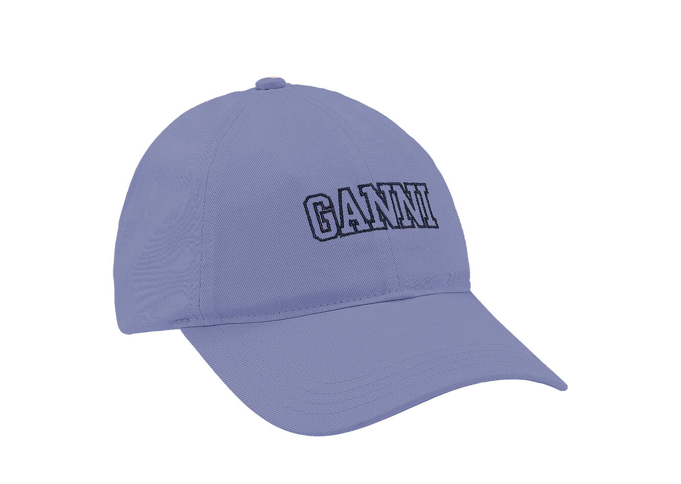 Software Heavy Cotton Cap, Cotton, in colour Gray Blue - 1 - GANNI
