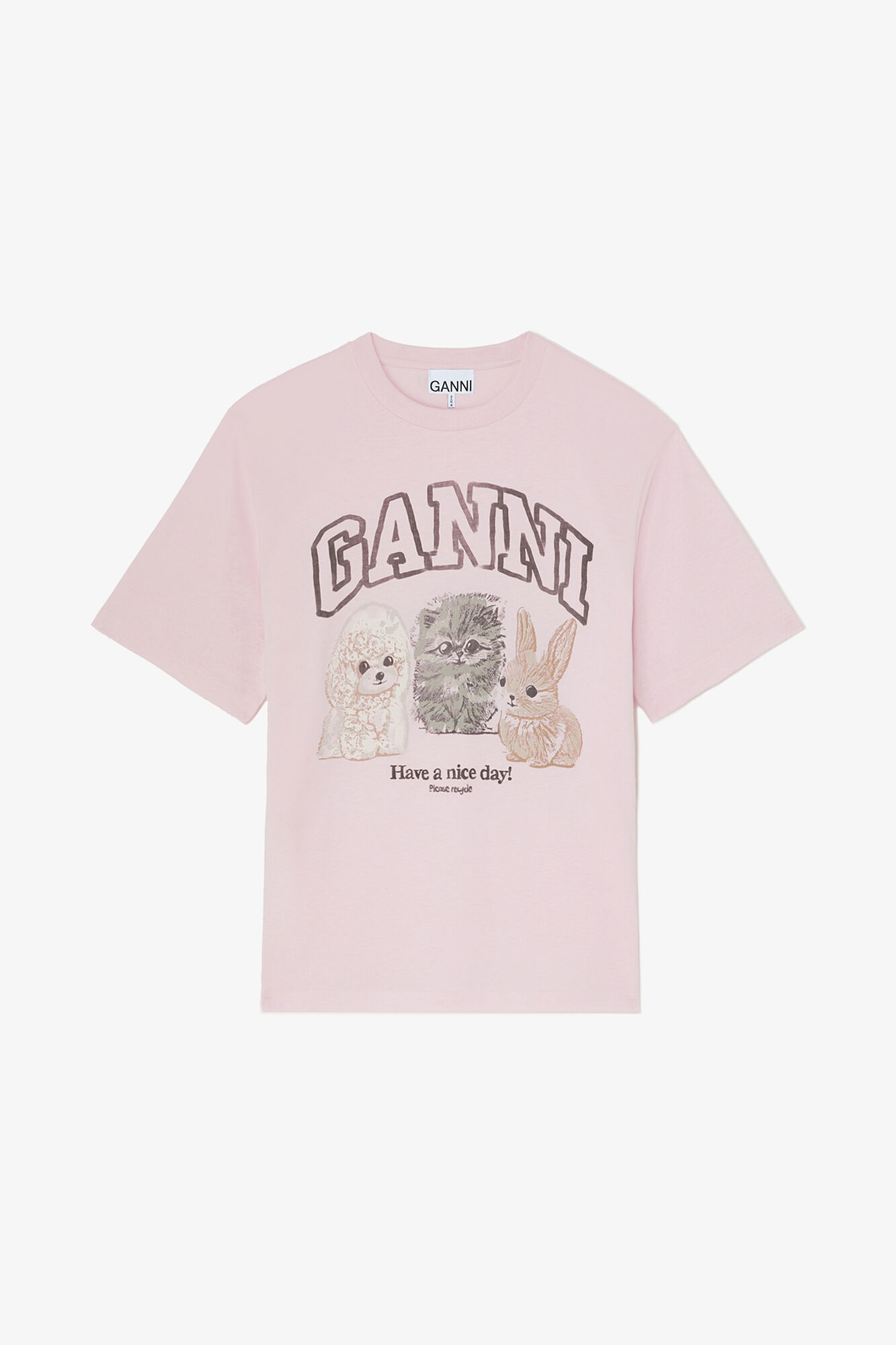 ウィメンズTシャツ | グラフィック、プリント、半袖 | GANNI