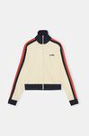 Tracksuit Jacket, Polyester, in colour Rutabaga - 1 - GANNI