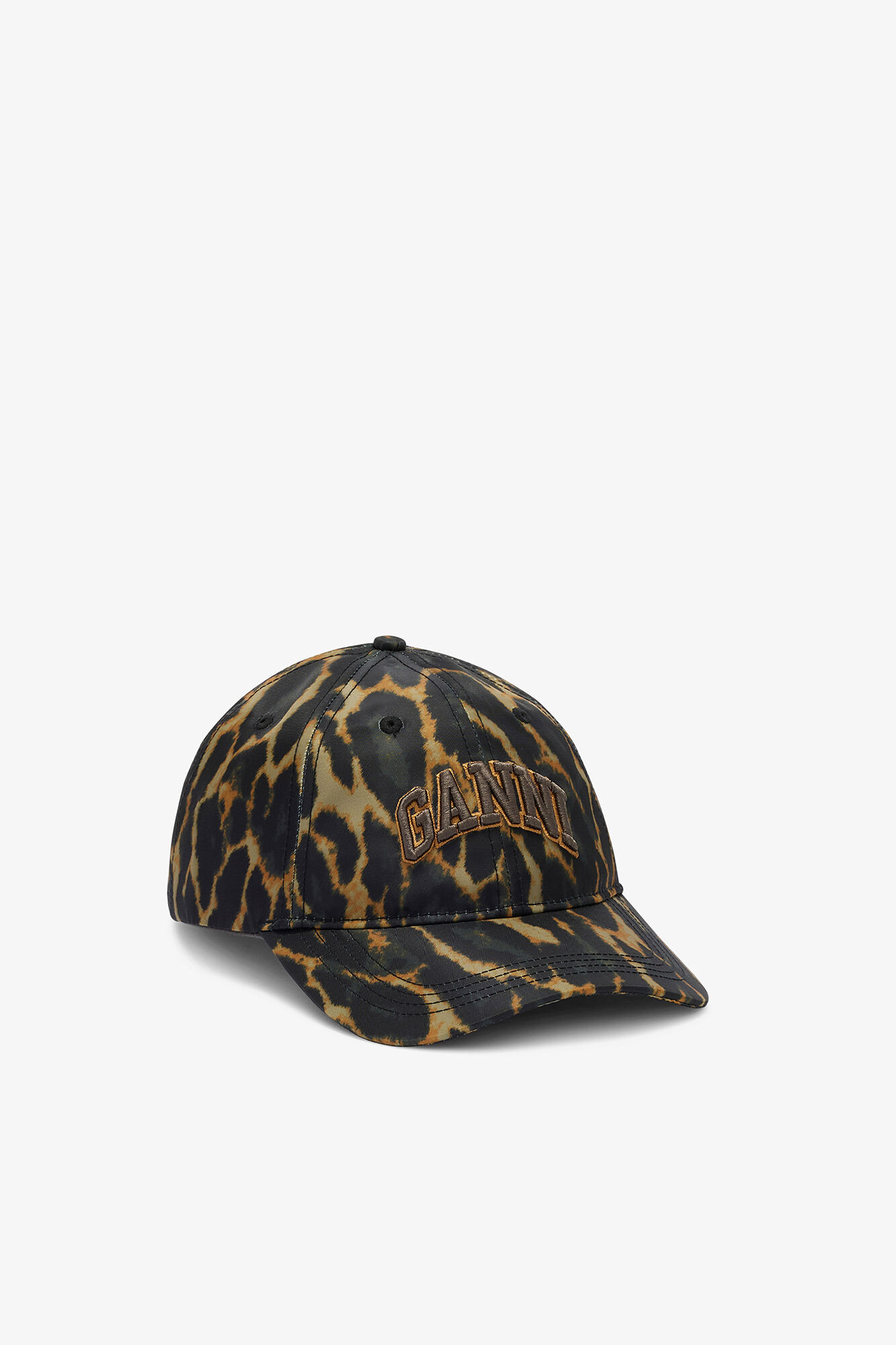 Printed Nylon Cap, Recycled Nylon, in colour Boa - 1 - GANNI