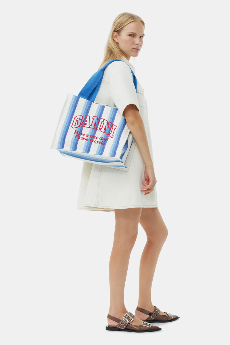 Ganni beach bag clearance