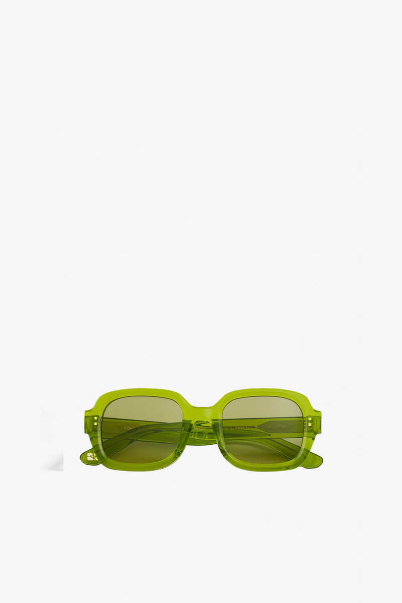 GANNI x Ace & Tate Twiggy Sunglasses, Acetate, in colour Kalamata - 1 - GANNI