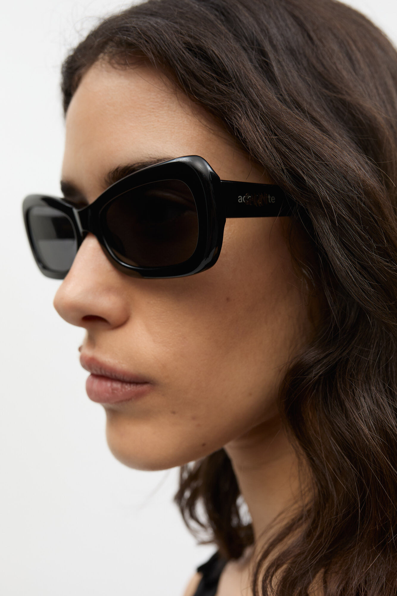 GANNI x Ace & Tate Brooke Sunglasses, Acetate, in colour Black - 2 - GANNI